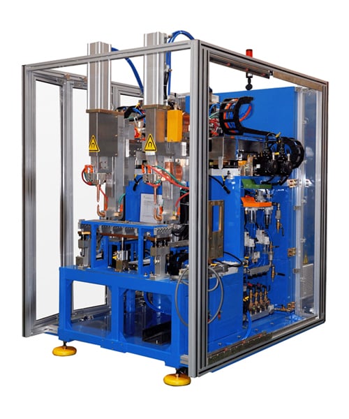 110KVA MFDC Double-head Spot Welder for Automotive Door B/C-Pillar